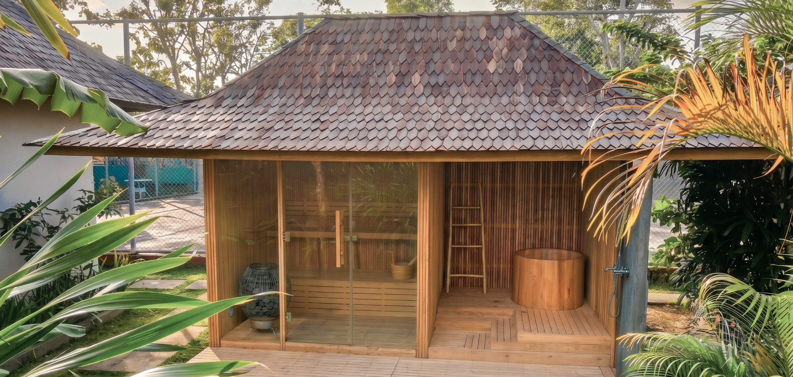 Ice Bath and sauna at Padang Padang Surf Camp